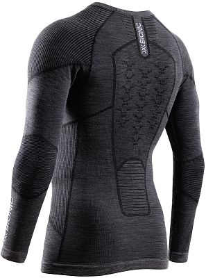 Превью Термобелье Термофутболка X-BIONIC Symbio Merino LS Men Rhino Grey